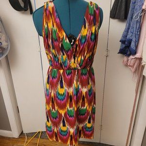 Fun Alice + Olivia pattern mini dress size small